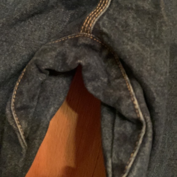 Wrangler Riggs MEN like new 33 x 31 heavy duty work wear denim blue jeans EUC - Picture 12 of 14